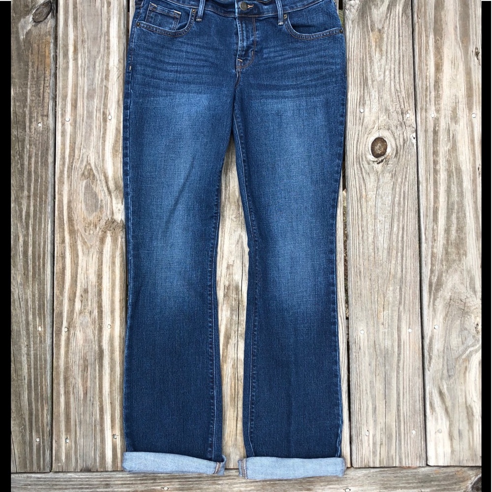 Navy jeans